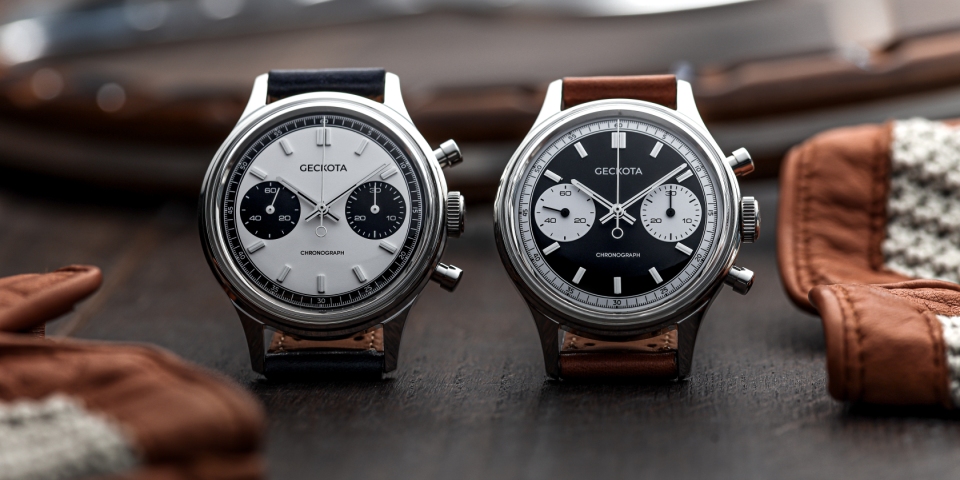 Geckota adds Vintage Racing Chronograph to W-02 range